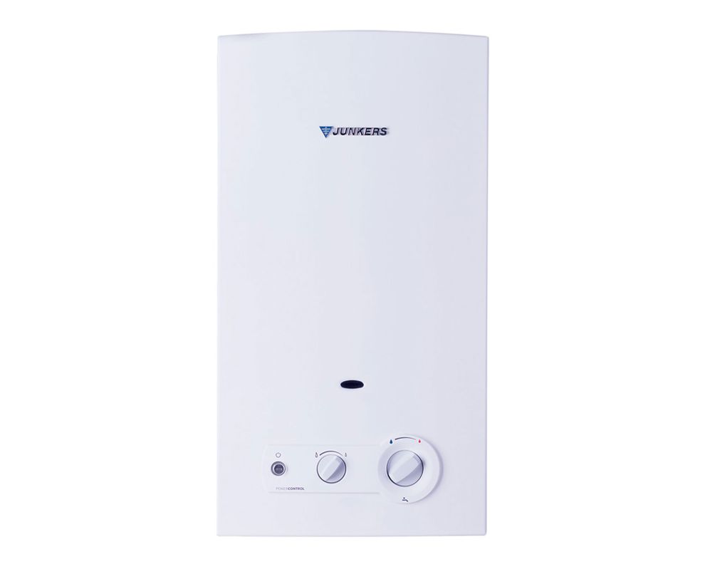 Calefont ionizado tiro natural 14 lt gas licuado WR14 2B Junkers