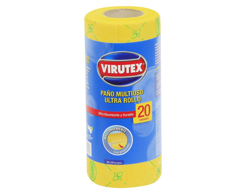 Paño multiuso rollo x 20 unidades Virutex