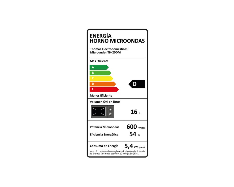 Microondas 20 litros TH-20DM negro-11