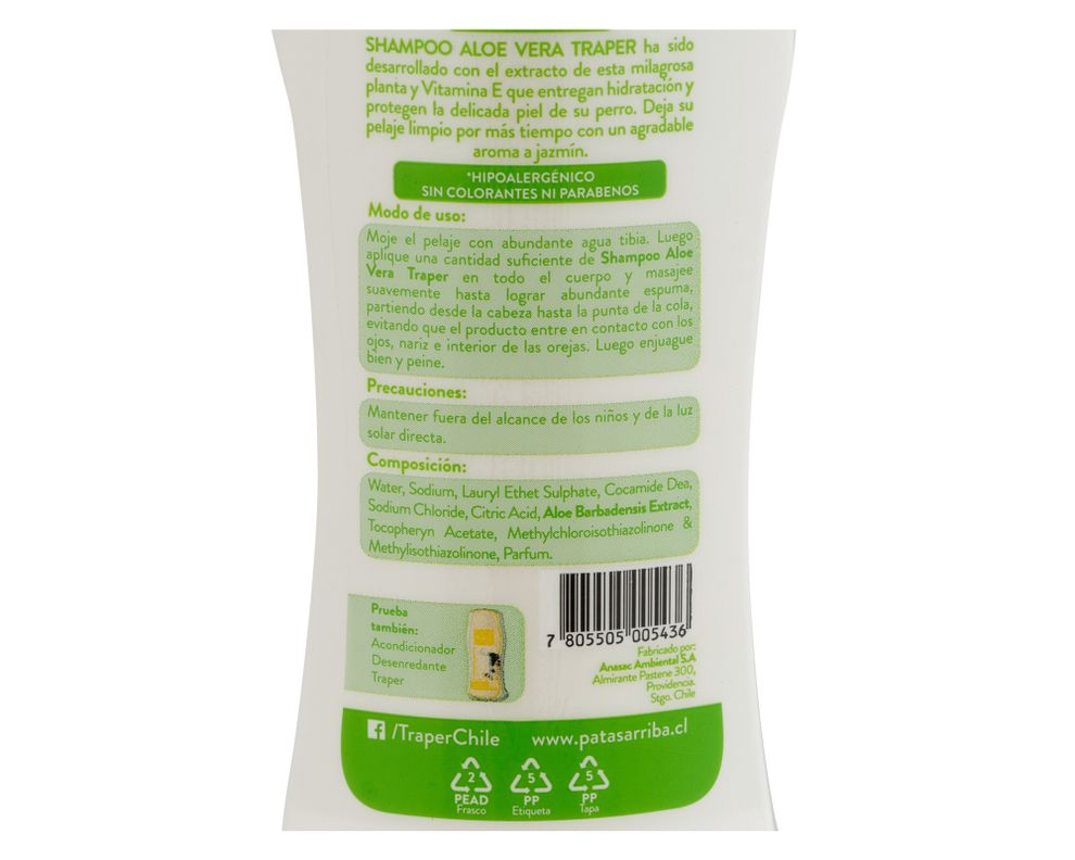 Shampoo Aloe vera 260 ml-2