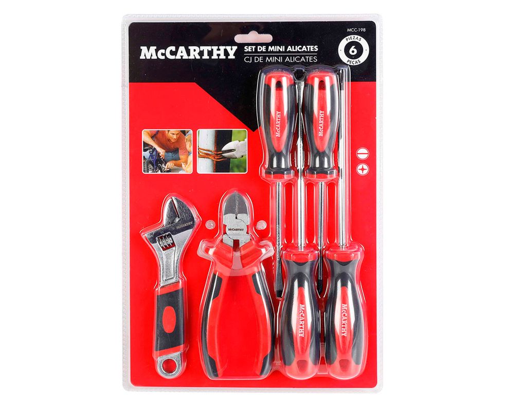 Set herramientas 6 piezas