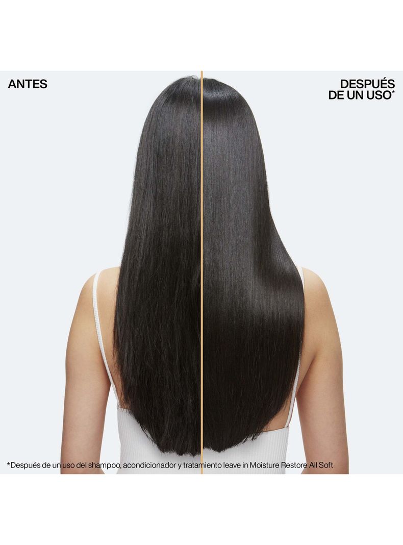 Set Hidratación Cabello Seco All Soft Shampoo 300ml + Acondicionador 300ml Redken-4