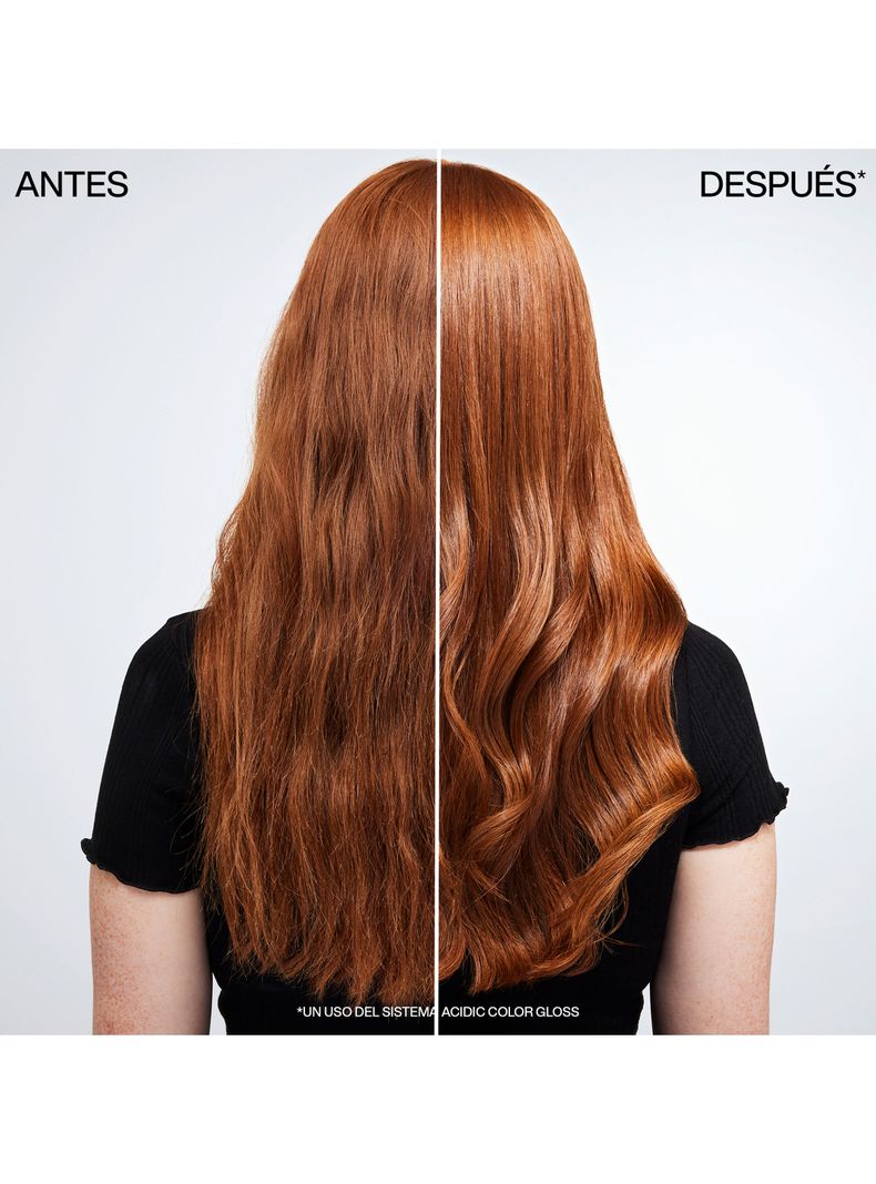Set ACG Brillo Intenso Cabello Con Color Gloss Shampoo 300ml + Acondicionador 300ml Redken-3
