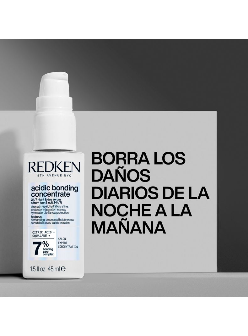 Serum ABC Reparación 24/7 Cabello Dañado Acidic Bonding Concentrate 45ml Redken-5