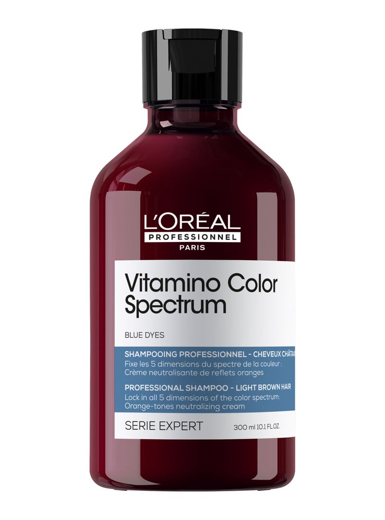 Shampoo Cuidado del Color Profundo Matizador Azul Vitamino Color Spectrum 300ml