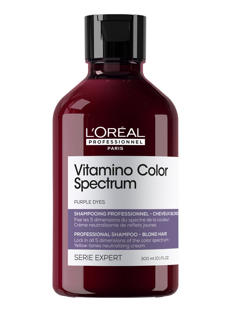 Shampoo Cuidado del Color Profundo Matizador Morado Vitamino Color Spectrum 300 ml