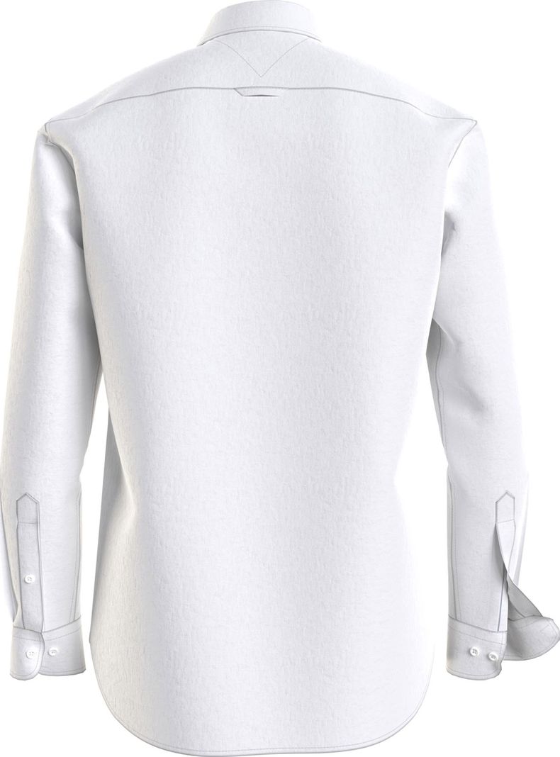 Camisa TH Regular Fit Casual Blanco S