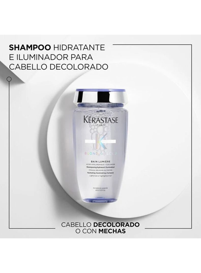 Cofre Hidratante Shampoo + Acondicionador Para Cabello Rubio o Decolorado Blond Absolu-3