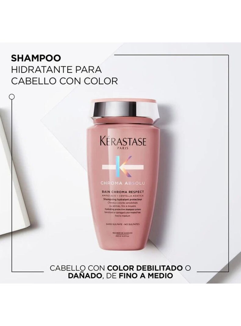 Cofre Cuidado Del Color Shampoo + Acondicionador Para Cabello Fino a Medio Chroma Absolu-3