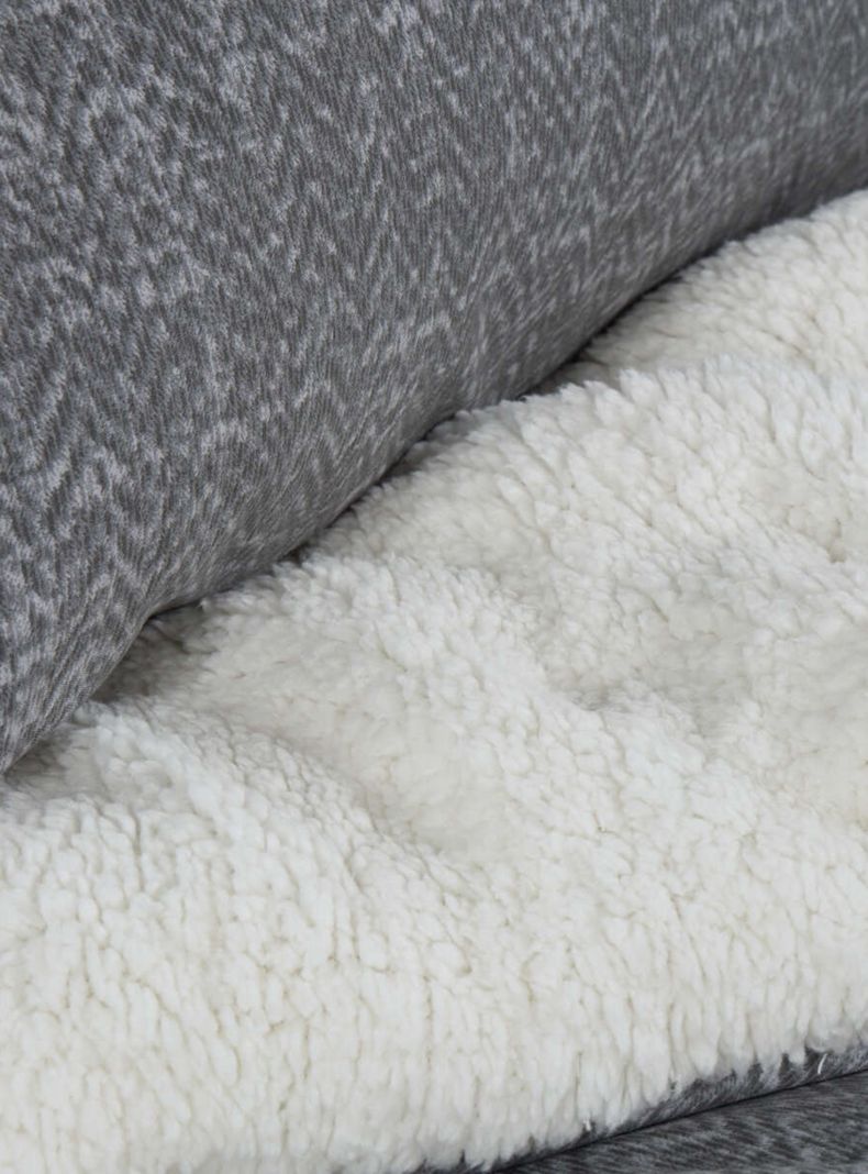 Plumón Alaska Sherpa King Gris-1