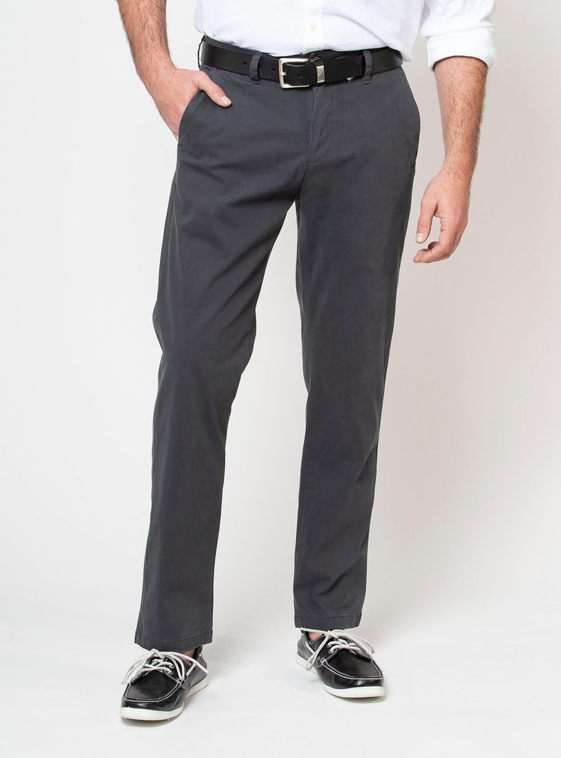 Pantalón Liso con Bolsillos Detalles con Botones
