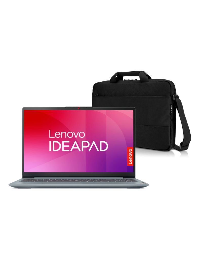 Notebook IdeaPad Slim 3 15AMN8 8 AMD Ryzen 5 8GB RAM 512GB SSD 15.6" FHD + Bolso Top Load-0