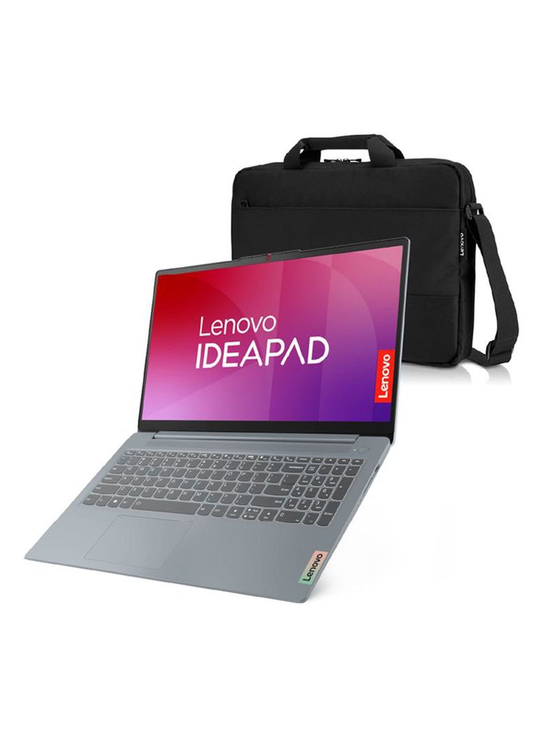 Notebook IdeaPad Slim 3 15AMN8 8 AMD Ryzen 5 8GB RAM 512GB SSD 15.6" FHD + Bolso Top Load-1