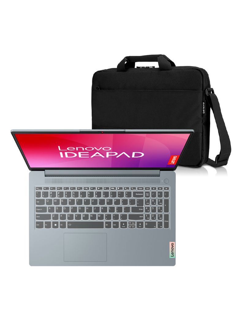 Notebook IdeaPad Slim 3 15AMN8 8 AMD Ryzen 5 8GB RAM 512GB SSD 15.6" FHD + Bolso Top Load-2
