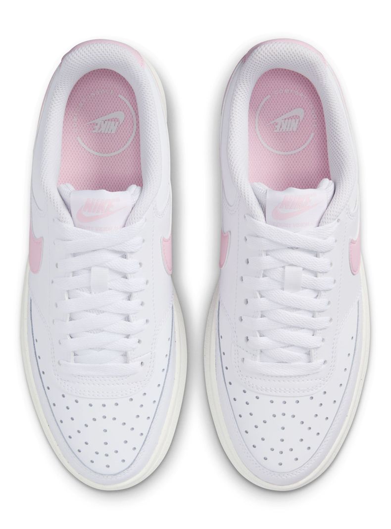 Zapatilla Urbana Logo Color  Court Vision Alta Mujer-4