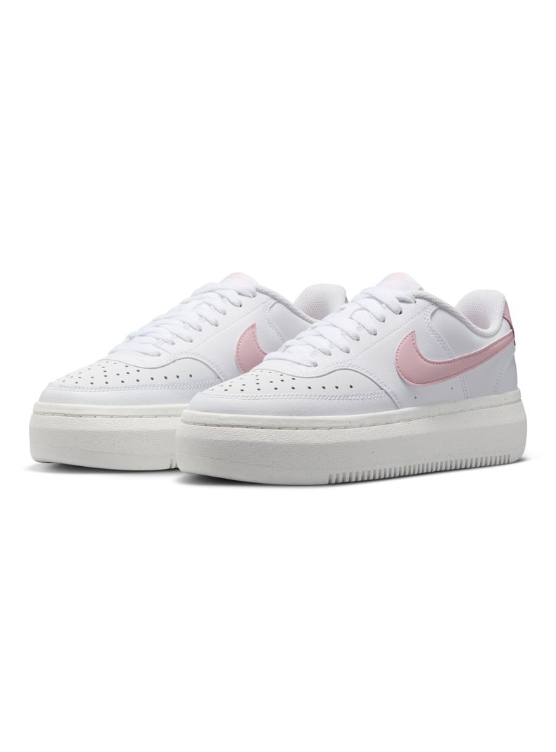 Zapatilla Urbana Logo Color  Court Vision Alta Mujer-1