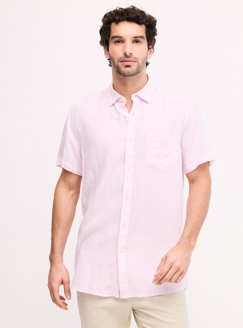 Camisa Lino Rayas