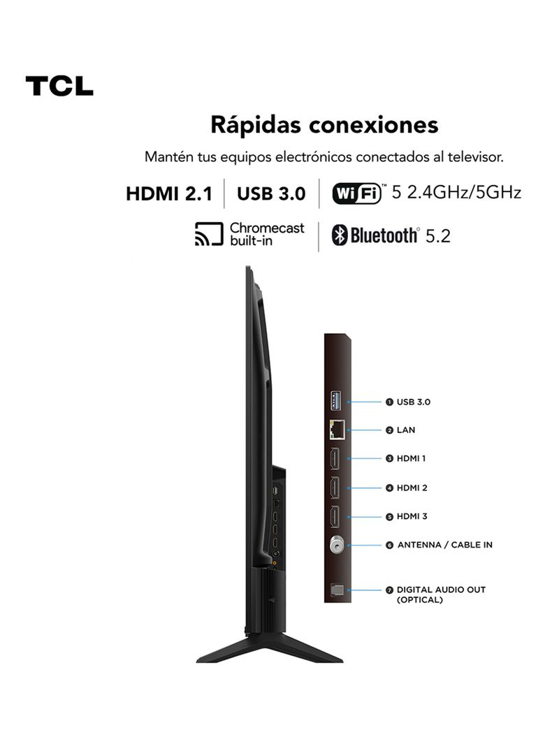 QLED Smart TV 43"  4K UHD 43T6C-9