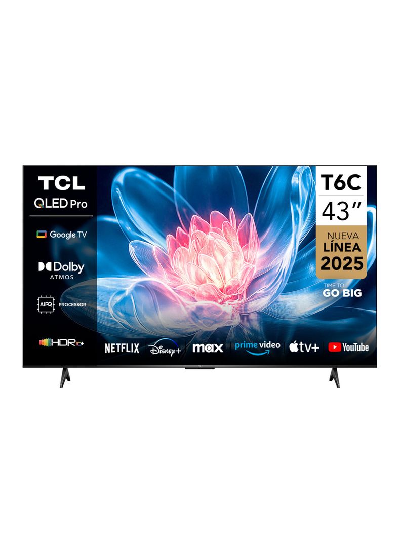 QLED Smart TV 43"  4K UHD 43T6C-0