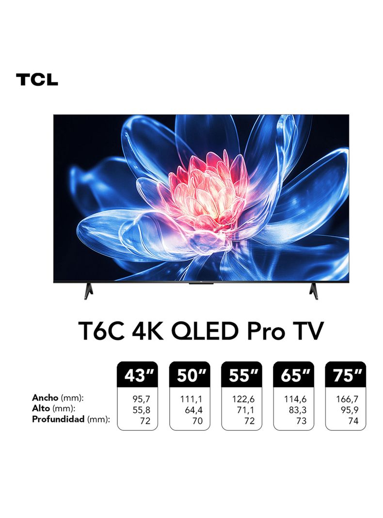 QLED Smart TV 65" UHD 4K T6C-1