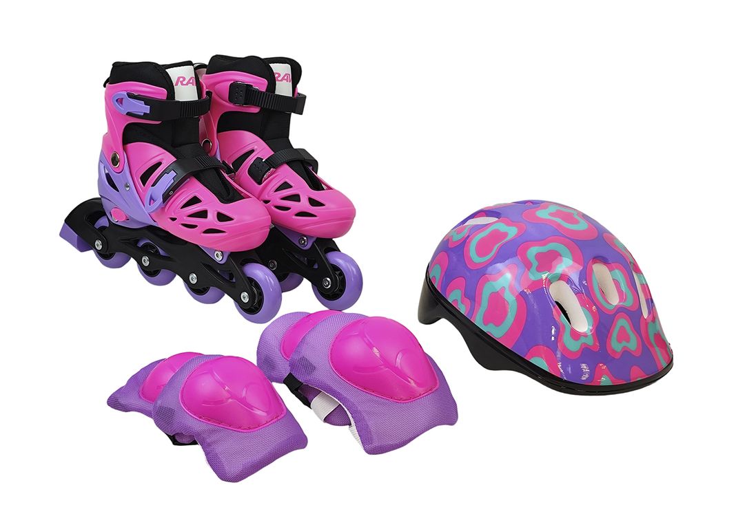 Set de Patines en Línea Challenger Rosado