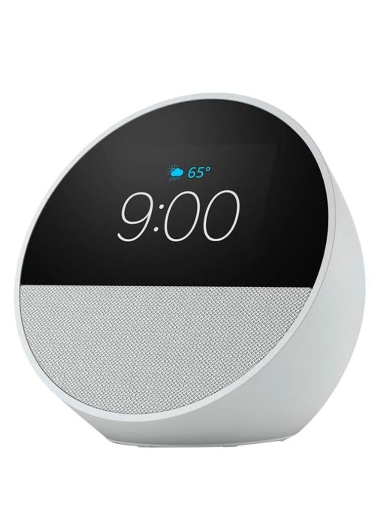 Asistente de Voz Amazon Alexa Echo Spot 2024 Blanco-0