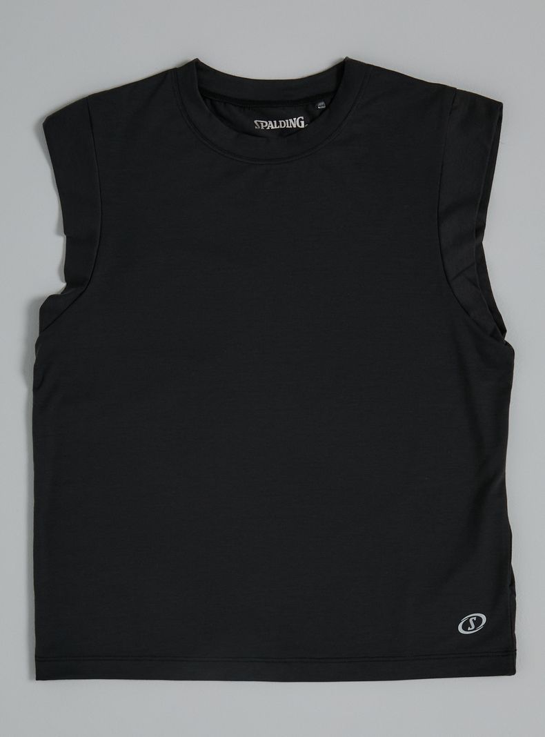 Polera sin Mangas Tela Fluida