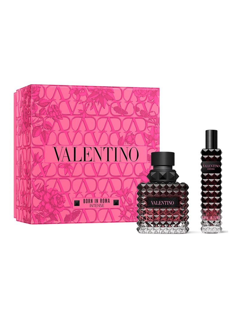 Set Perfume Born In Roma Intense Donna Mujer 50 ml + 15 ml Valentino-0
