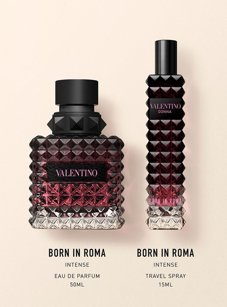 Set Perfume Born In Roma Intense Donna Mujer 50 ml + 15 ml Valentino-1