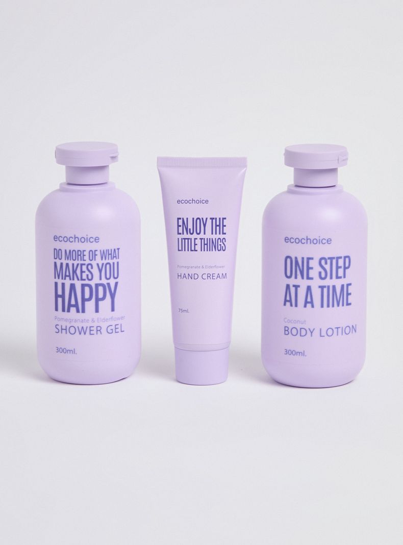 Set de Belleza Gel Loción y Crema de Manos 3 Piezas
