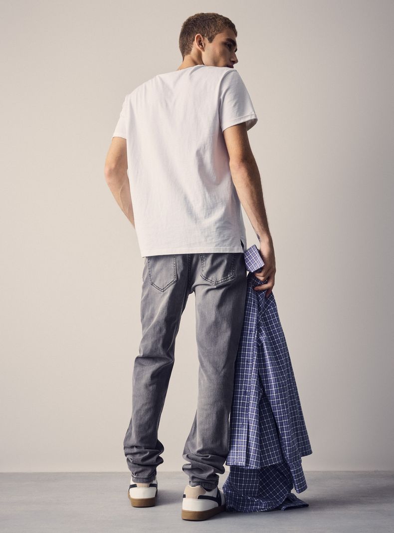 Jeans Básico Lavado Super Skinny Fit-5