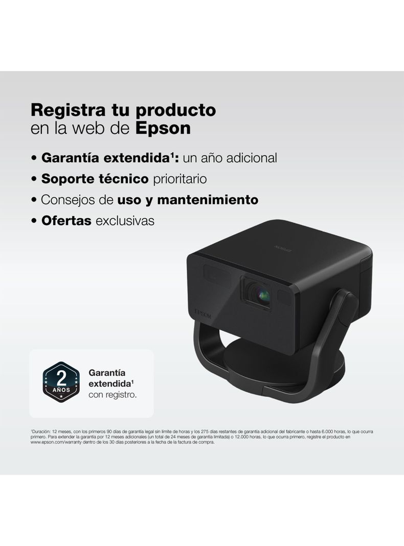 Proyector Láser Portátil Full HD 1.000 Lúmenes EF-22 Negro-4
