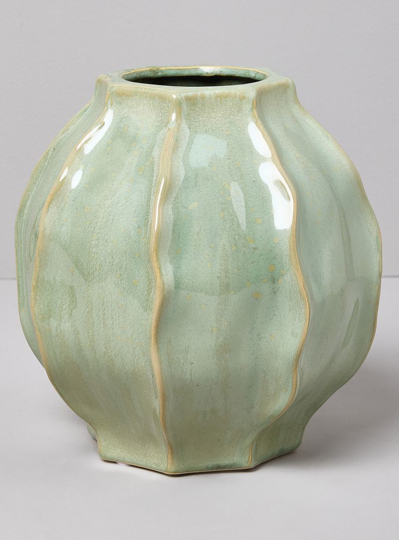Jarrón Verde Aqua 23 cm