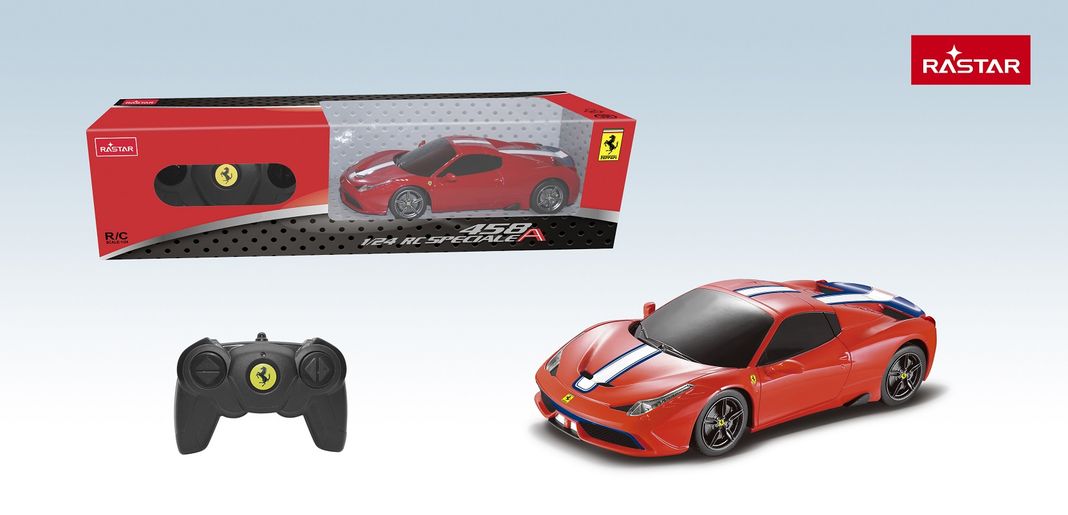 PARIS AUTO A CONTROL REMOTO FERRARI 458 SPECIALE A ROJO