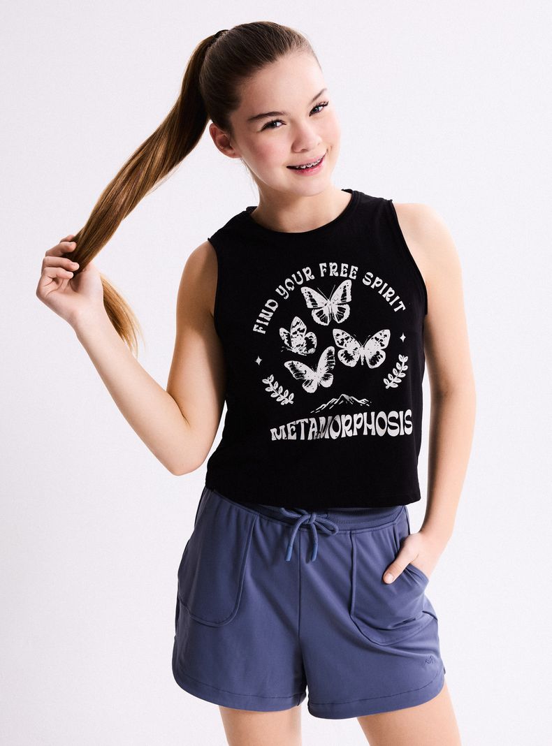 Polera Tank con Water Front Print