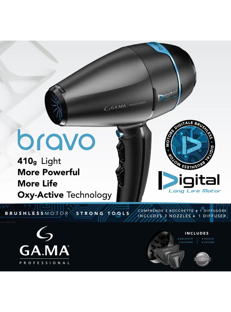Secador de Pelo 2400W Bravo 90 Digital-5