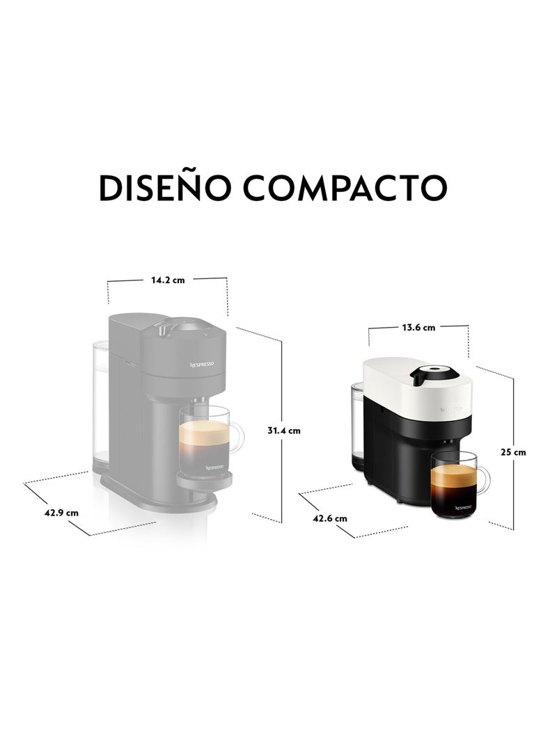 Cafetera de Cápsulas Vertuo Pop Blanca Experiencia Barista Edición Limitada-1