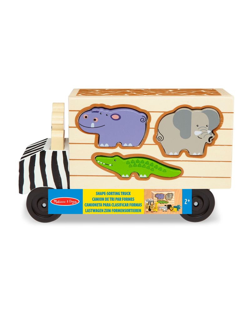 Camión Safari de Animales de Madera