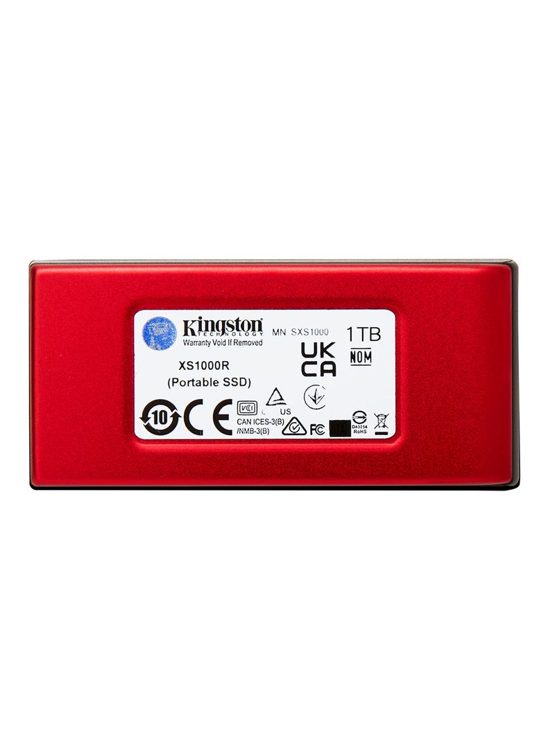 Disco Duro Externo 1TB SSD XS1000 Rojo-2