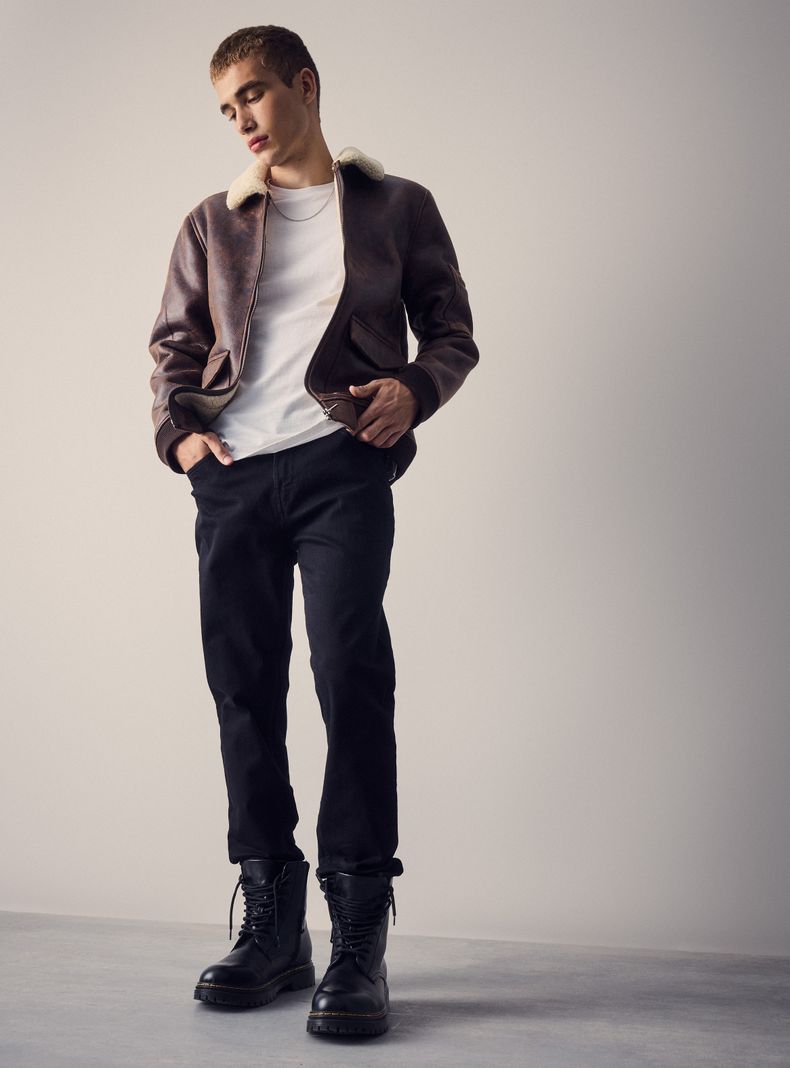 Jeans Super Skinny Fit Sin lavado-4