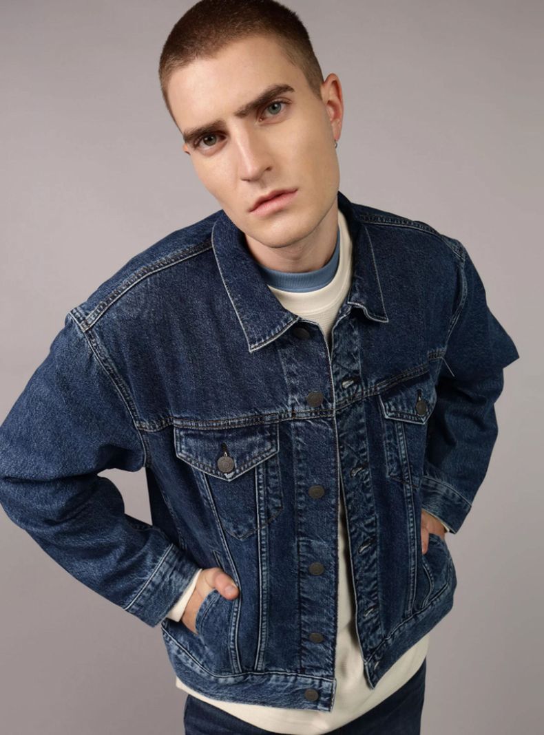 Chaqueta AE Denim Modelo Trucker