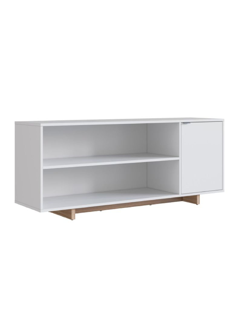 Rack TV 50" 3 Espacios B75 Blanco