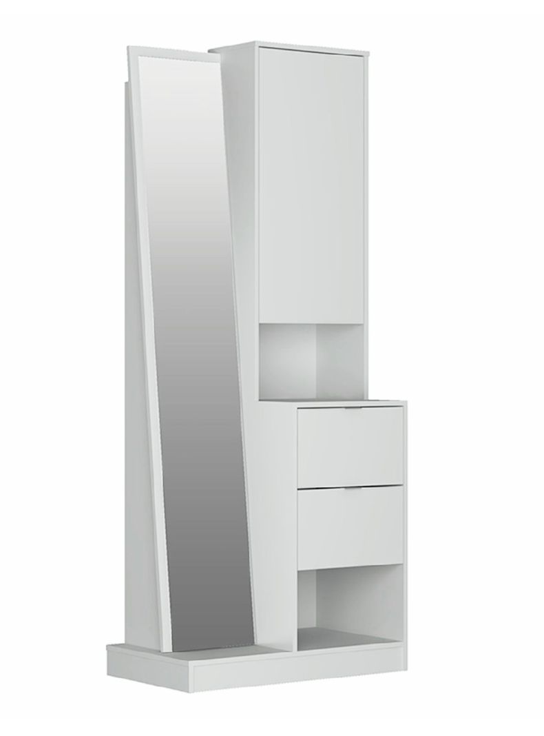 Cómoda Tocador Espejo Moveli Blanco