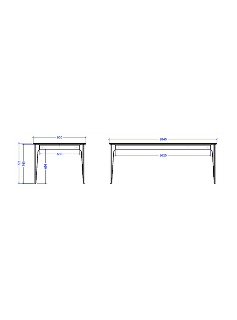 Comedor Addar 1.8 Off White-1