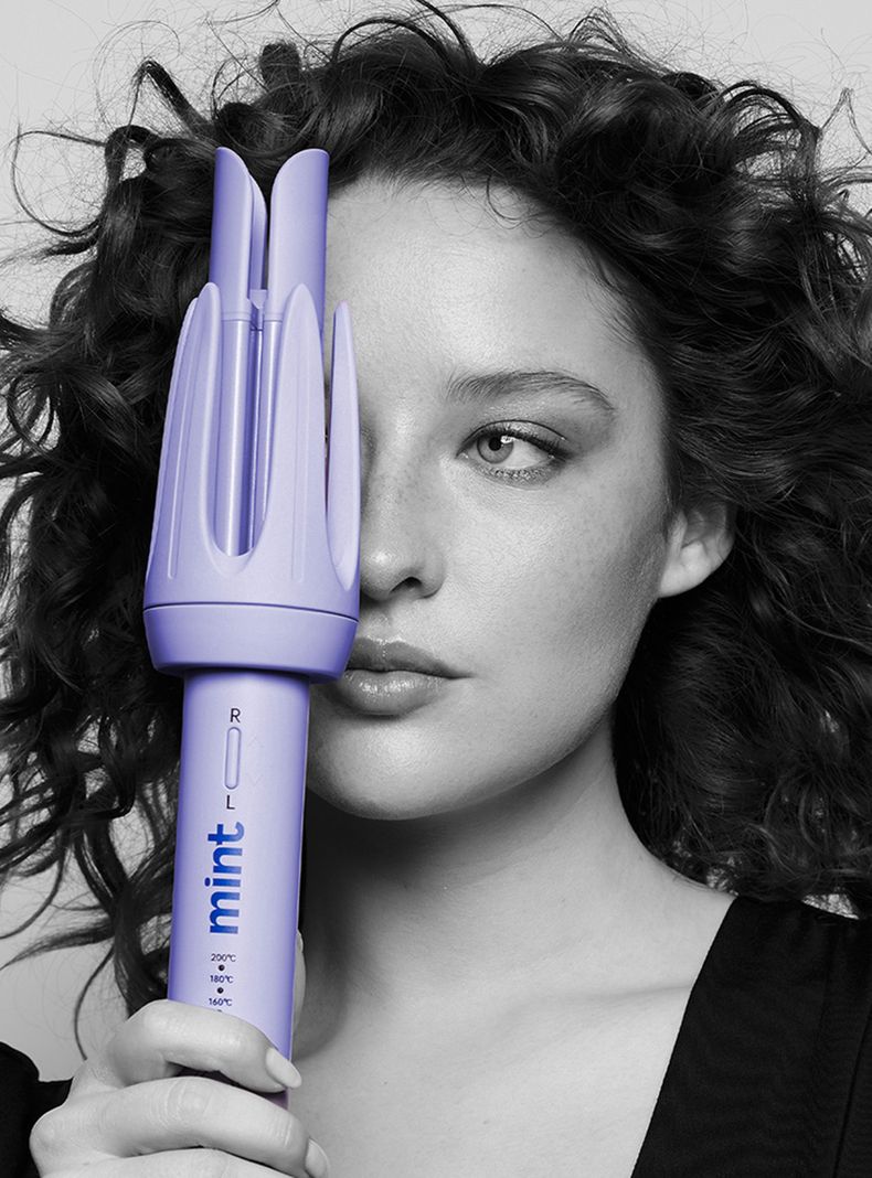 Ondulador de Pelo Automático Antienredos MHR-001L Lila -6