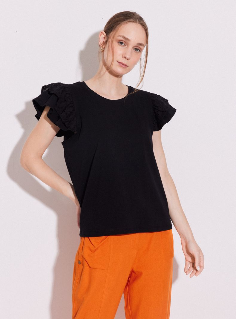 Polera Vuelos Doble