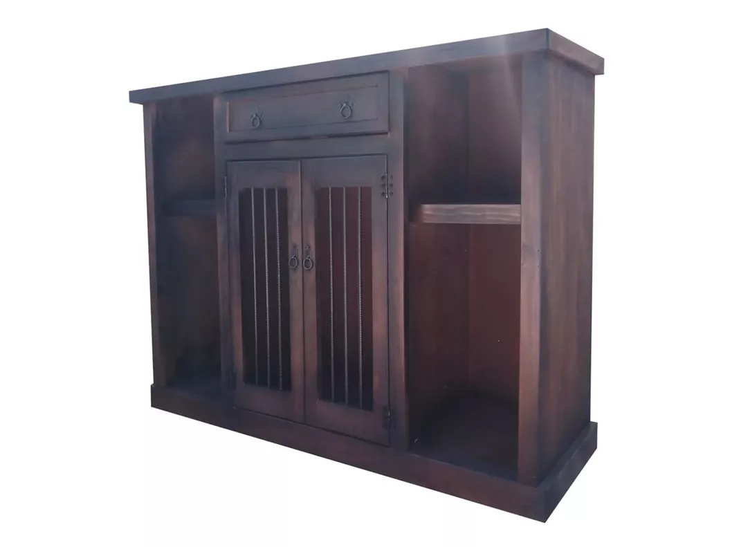 Rack TV 50" Purranque Rústico 40 x 90 x 120 cm-1