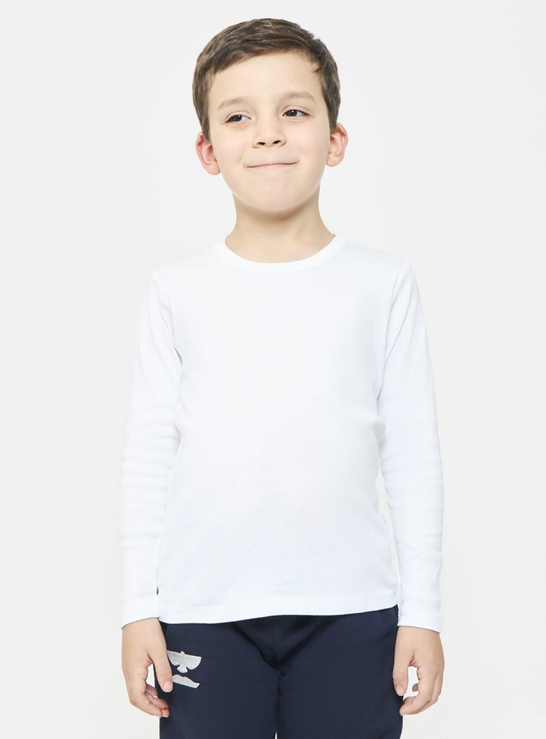 Pack 2 Camiseta Cuello Redondo Algodón Premium Niño