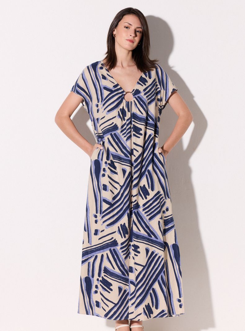 Vestido Túnica Estampada