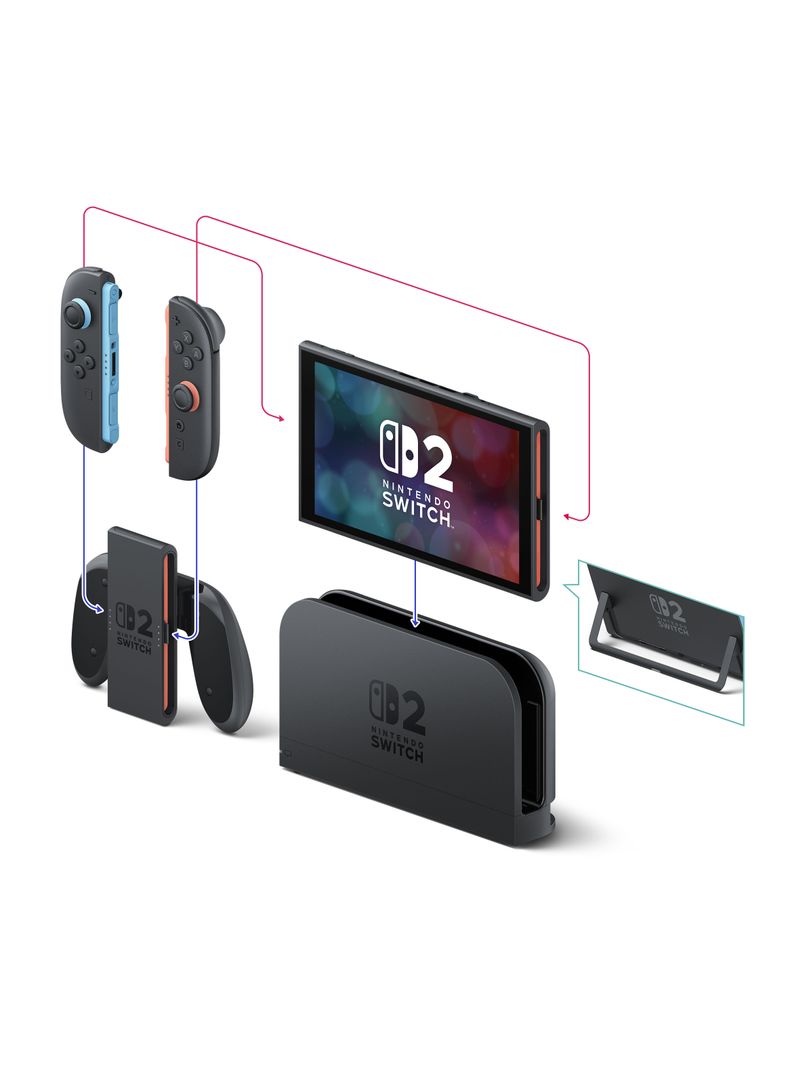 Nintendo Switch 2 + Mario Kart World Bundle-4
